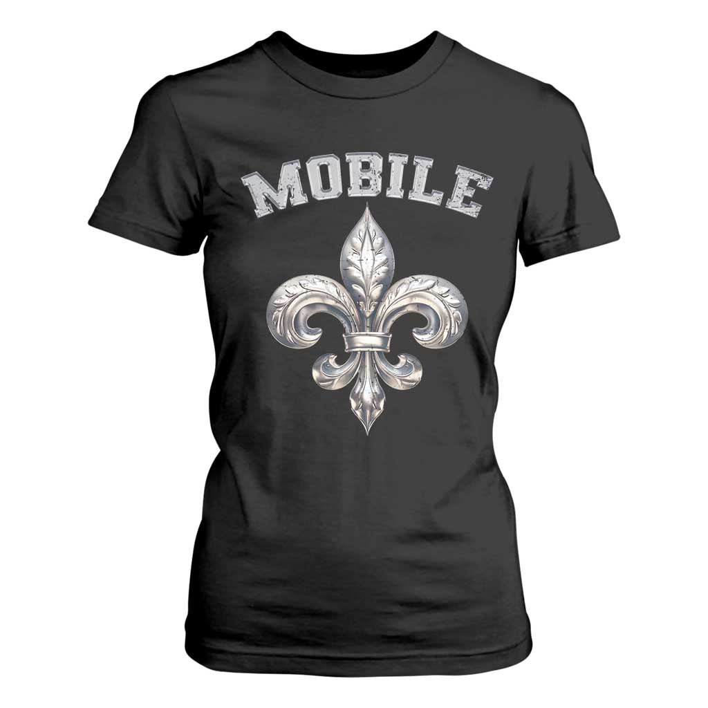 Mardi Gras Mobile Alabama T Shirt For Women TS09 Black Print Your Wear