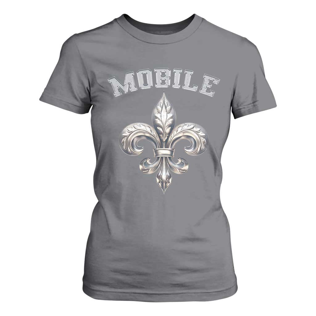Mardi Gras Mobile Alabama T Shirt For Women TS09 Charcoal Print Your Wear