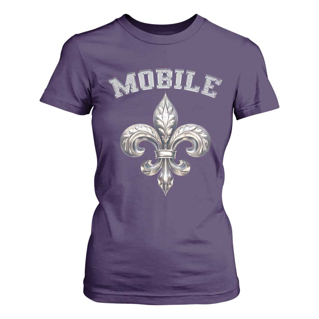 Mardi Gras Mobile Alabama T Shirt For Women TS09 Purple Print Your Wear