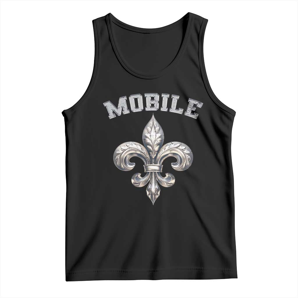Mardi Gras Mobile Alabama Tank Top TS09 Black Print Your Wear