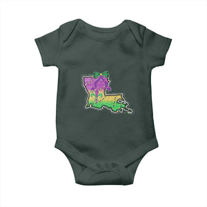 Louisiana Mardi Gras Coquette Baby Onesie TS09 Print Your Wear