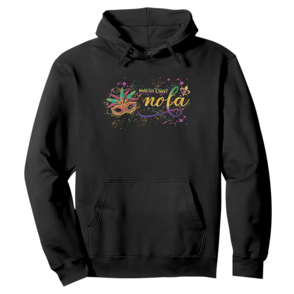 Mardi Gras Hoodie NOLA New Orleans Louisiana TS09 Black Print Your Wear