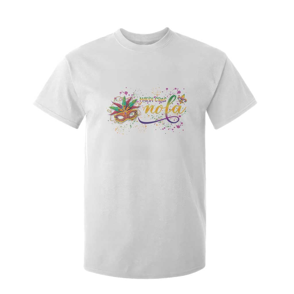 Mardi Gras T Shirt For Kid NOLA New Orleans Louisiana TS09 White Print Your Wear