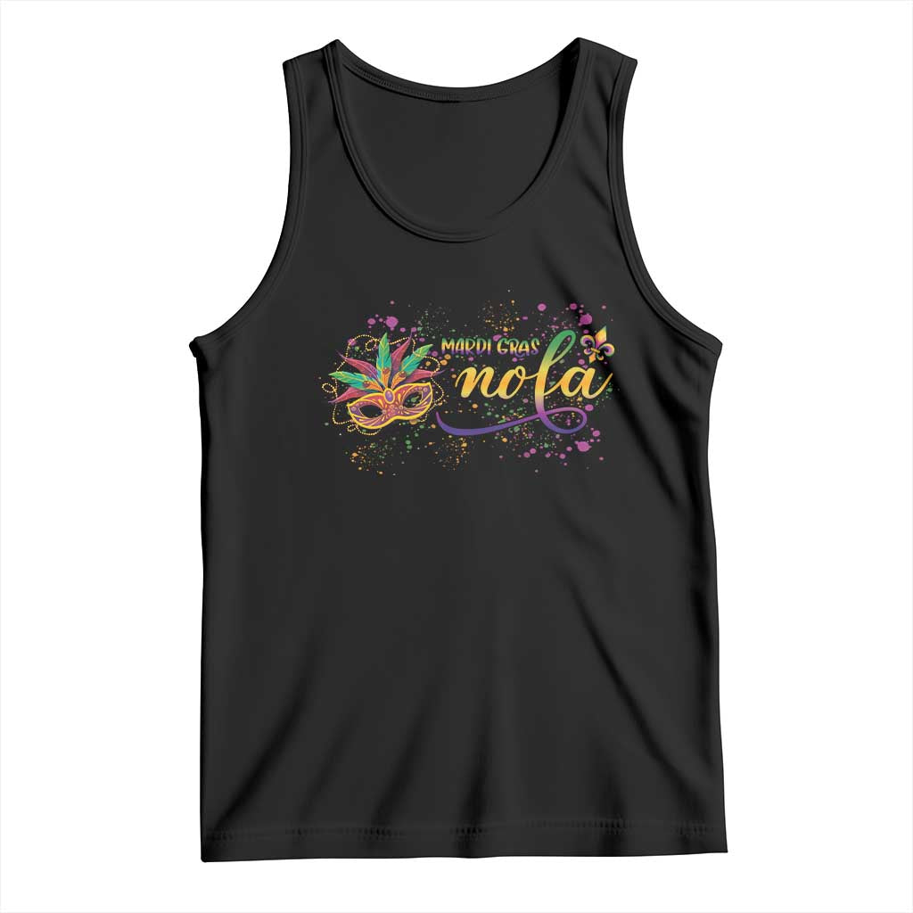 Mardi Gras Tank Top NOLA New Orleans Louisiana TS09 Black Print Your Wear