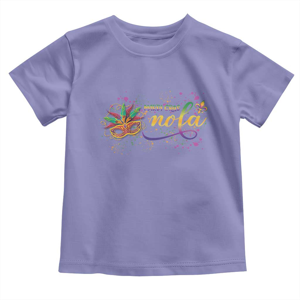 Mardi Gras Toddler T Shirt NOLA New Orleans Louisiana TS09 Violet Print Your Wear