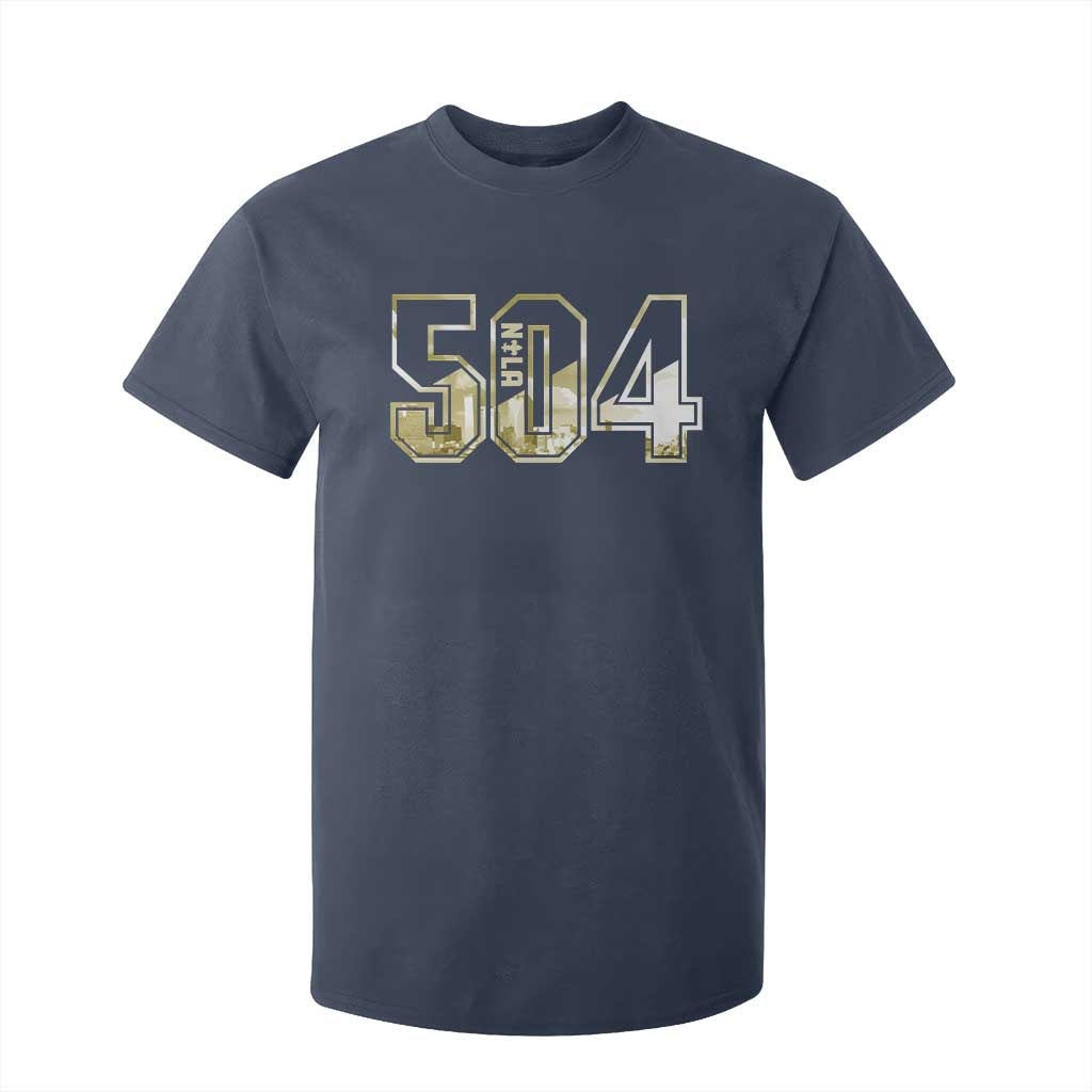 504 NOLA New Orleans Louisiana T Shirt For Kid TS09 Navy Print Your Wear