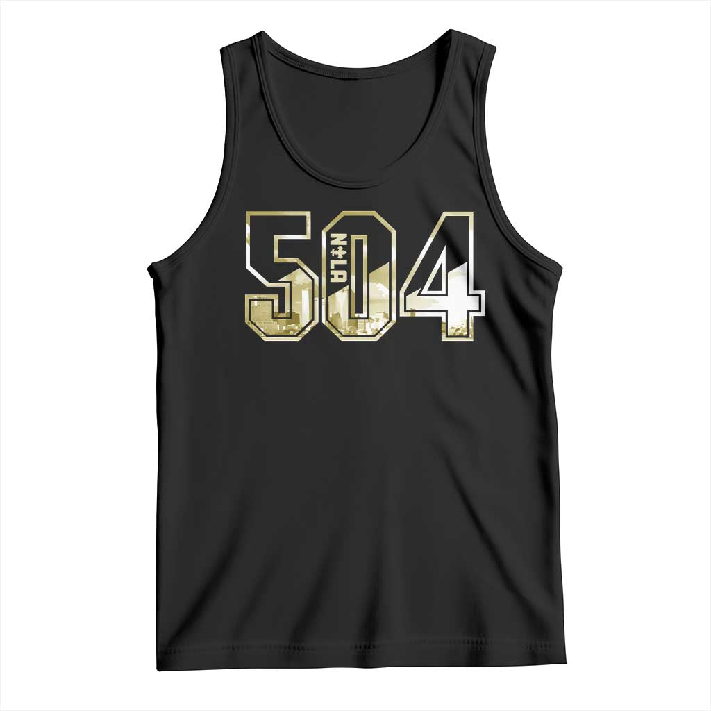 504 NOLA New Orleans Louisiana Tank Top TS09 Black Print Your Wear