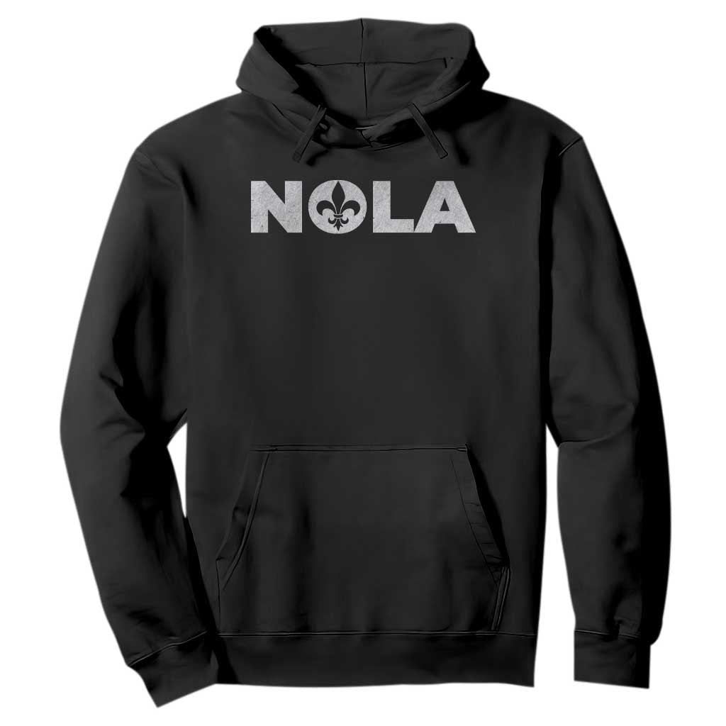 NOLA New Orleans Louisiana Hoodie TS09 Black Print Your Wear