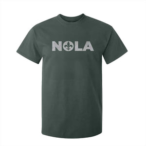 NOLA New Orleans Louisiana T Shirt For Kid TS09 Dark Forest Green Print Your Wear