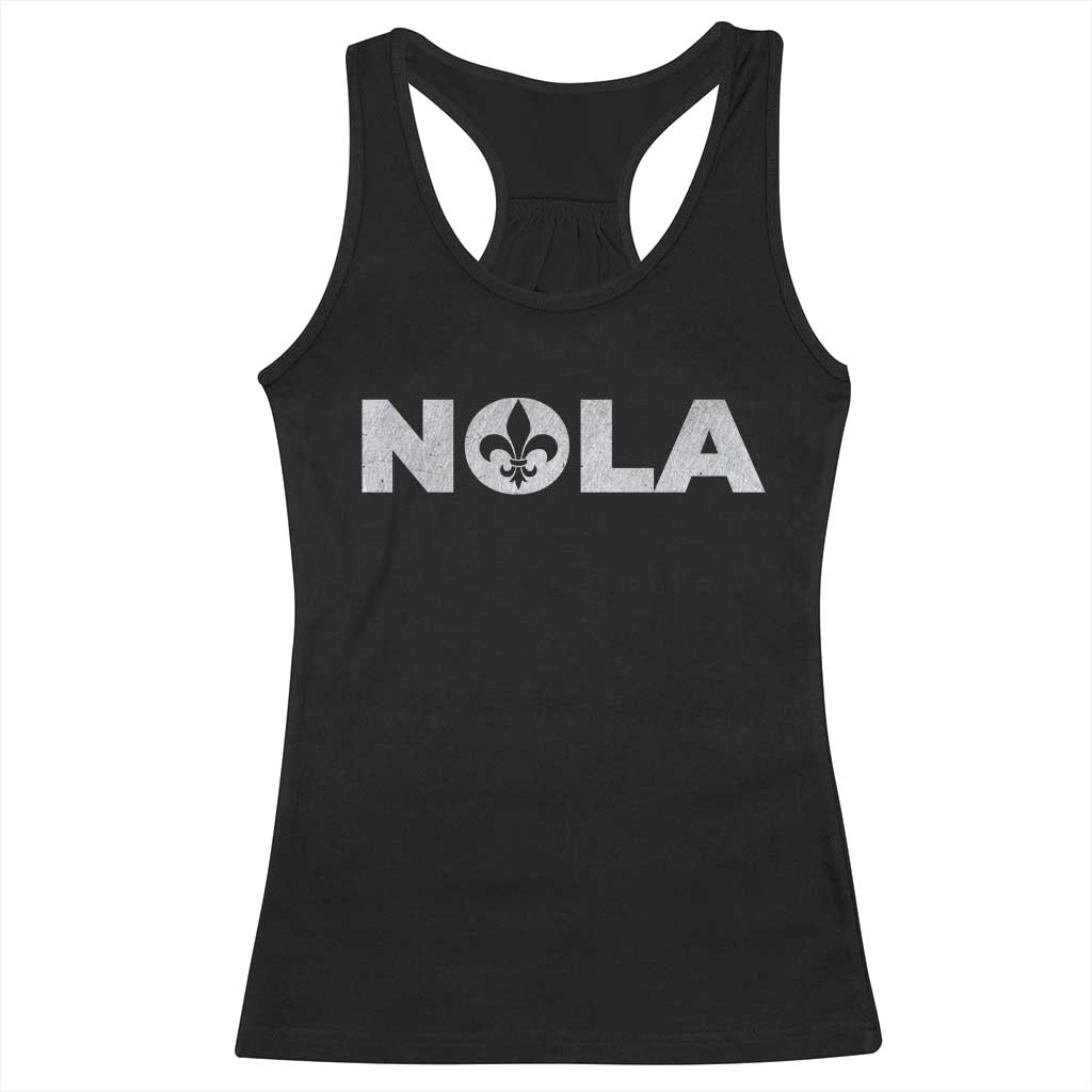 NOLA New Orleans Louisiana Racerback Tank Top TS09 Black Print Your Wear