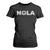 NOLA New Orleans Louisiana T Shirt For Women TS09 Black Print Your Wear
