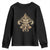 NOLA New Orleans Louisiana Youth Sweatshirt Mardi Gras Mask Fleur De Lis TS09 Black Print Your Wear