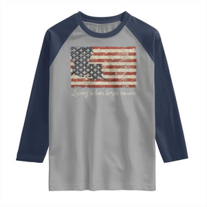 Louisiana Raglan Shirt Laissez Les Bon Temps Rouler American Flag TS09 Sport Gray Navy Print Your Wear