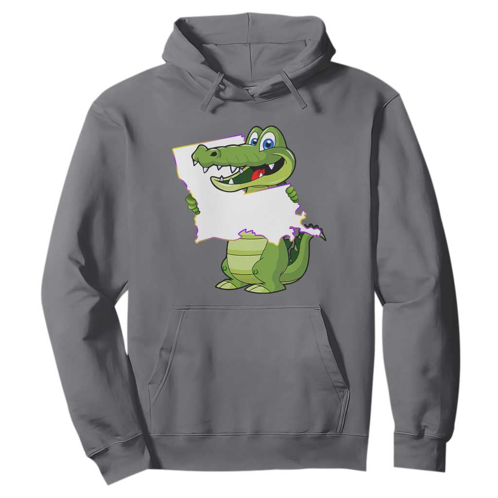 Cute Louisiana Aligator Hoodie TS09 Charcoal Print Your Wear