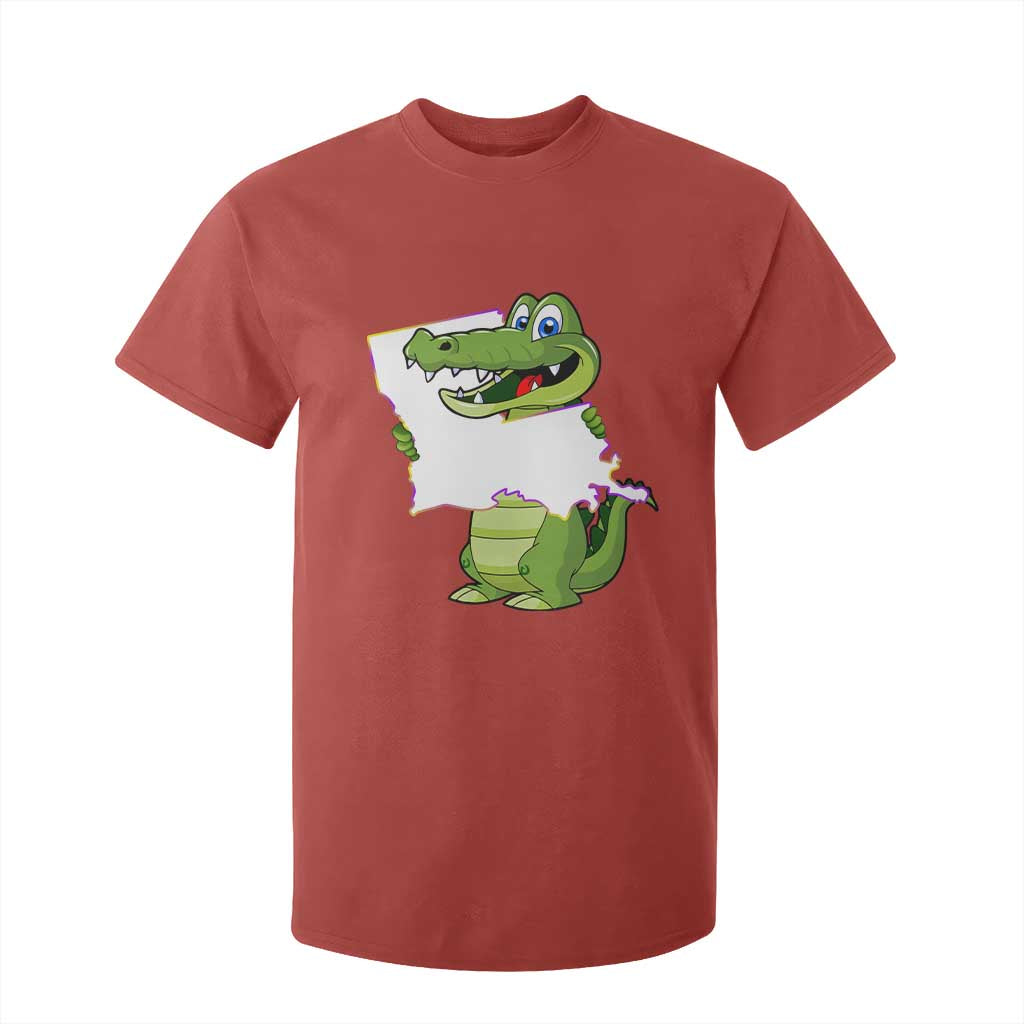 Cute Louisiana Aligator T Shirt For Kid TS09 Red Print Your Wear