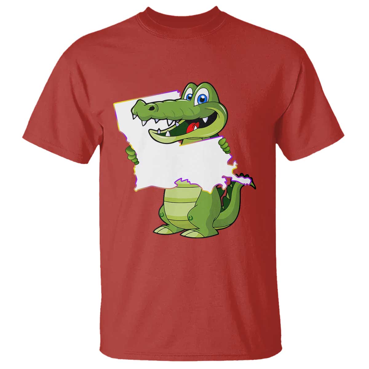 Cute Louisiana Aligator T Shirt TS09 Red Print Your Wear