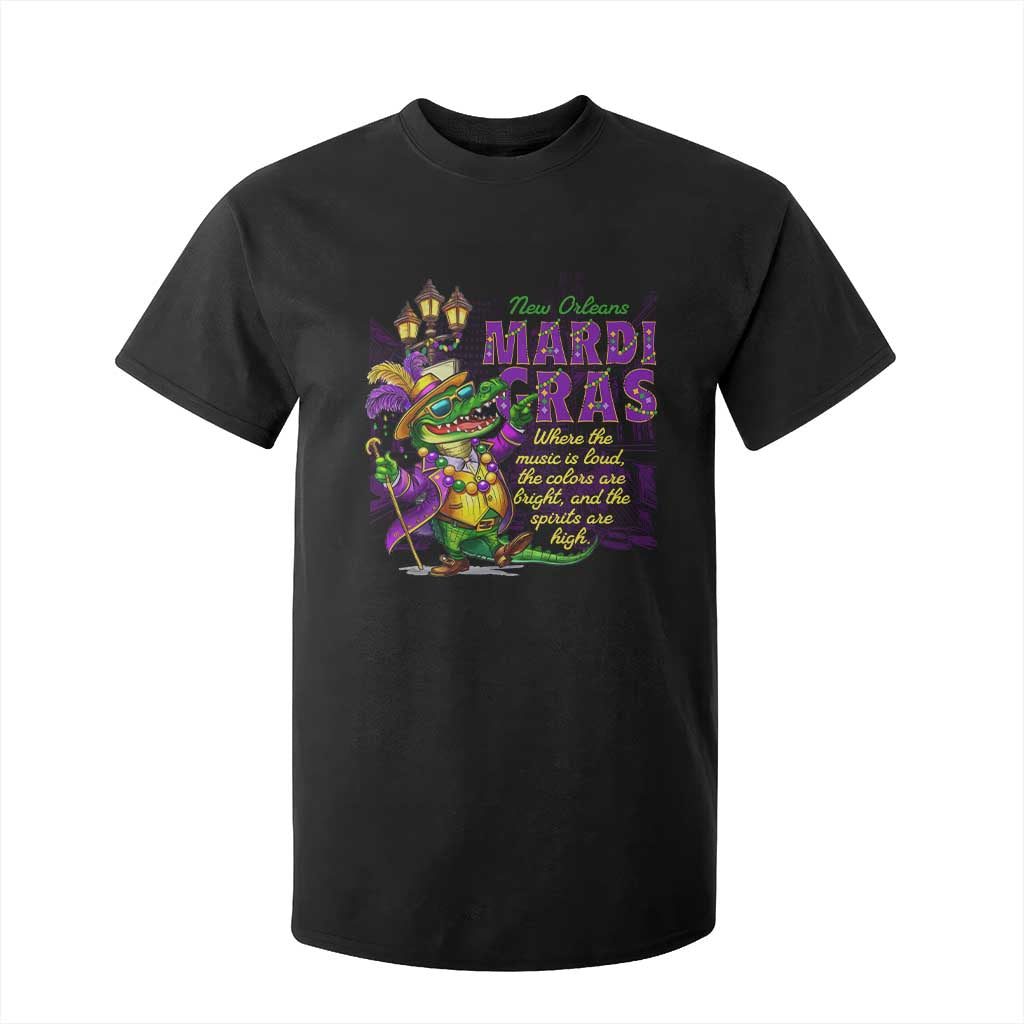 New Orleans Louisiana Mardi Gras T Shirt For Kid Where The Music Is Loud The Colors Are Bright And The Spirits Are High TS09 Black Print Your Wear