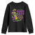 New Orleans Louisiana Mardi Gras Youth Sweatshirt Where The Music Is Loud The Colors Are Bright And The Spirits Are High TS09 Black Print Your Wear