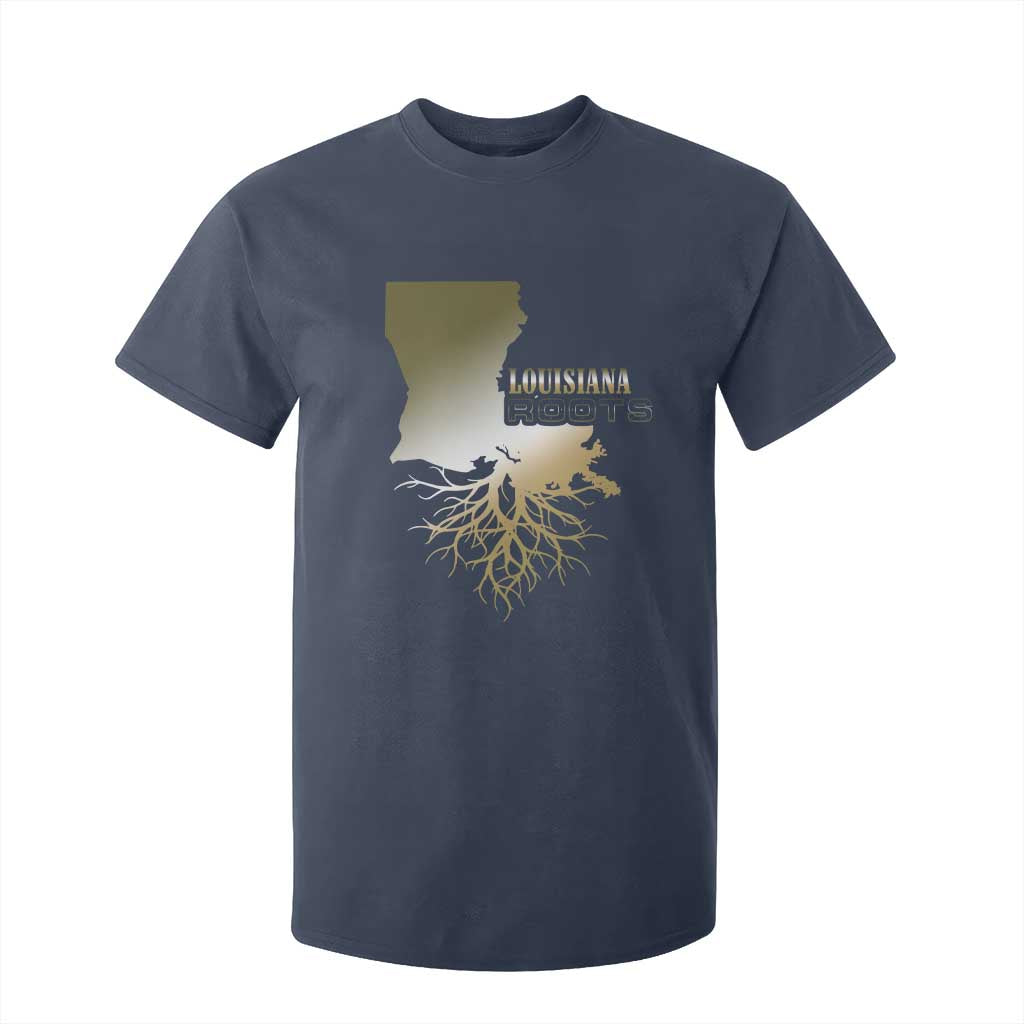 Louisiana Roots Pride T Shirt For Kid TS09 Navy Print Your Wear
