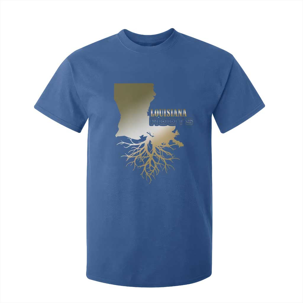 Louisiana Roots Pride T Shirt For Kid TS09 Royal Blue Print Your Wear