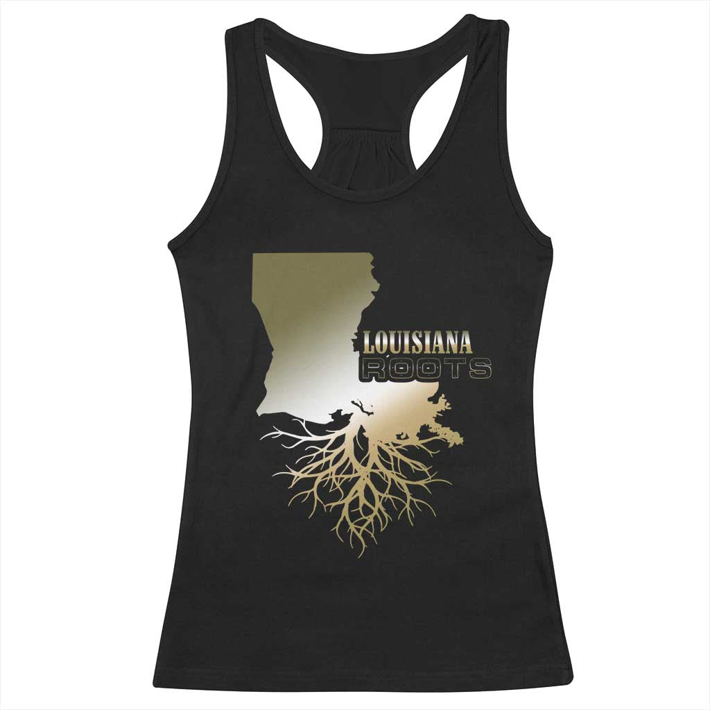 Louisiana Roots Pride Racerback Tank Top TS09 Black Print Your Wear