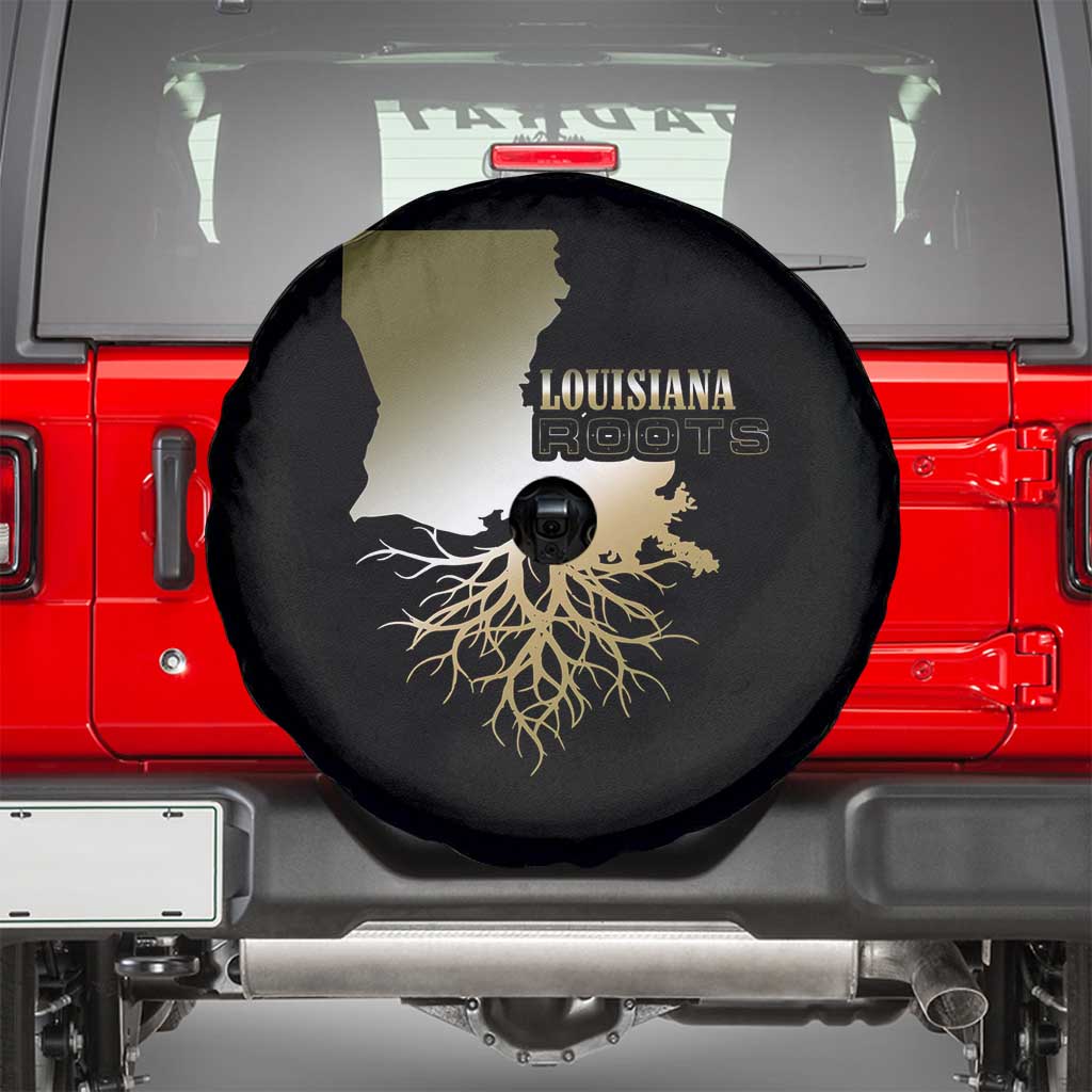 Louisiana Roots Pride Spare Tire Cover TS09 Black Print Your Wear