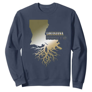 Louisiana Roots Pride Sweatshirt TS09 Navy Print Your Wear