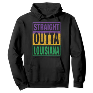 Straight Outta Louisiana Hoodie TS09 Black Print Your Wear