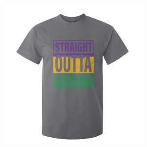 Straight Outta Louisiana T Shirt For Kid TS09 Charcoal Print Your Wear