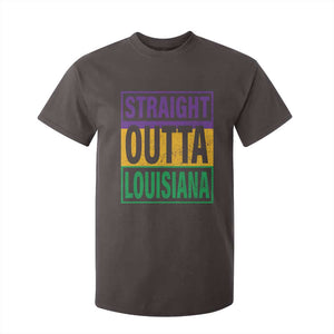 Straight Outta Louisiana T Shirt For Kid TS09 Dark Chocolate Print Your Wear