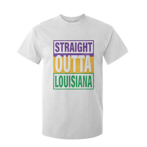 Straight Outta Louisiana T Shirt For Kid TS09 White Print Your Wear