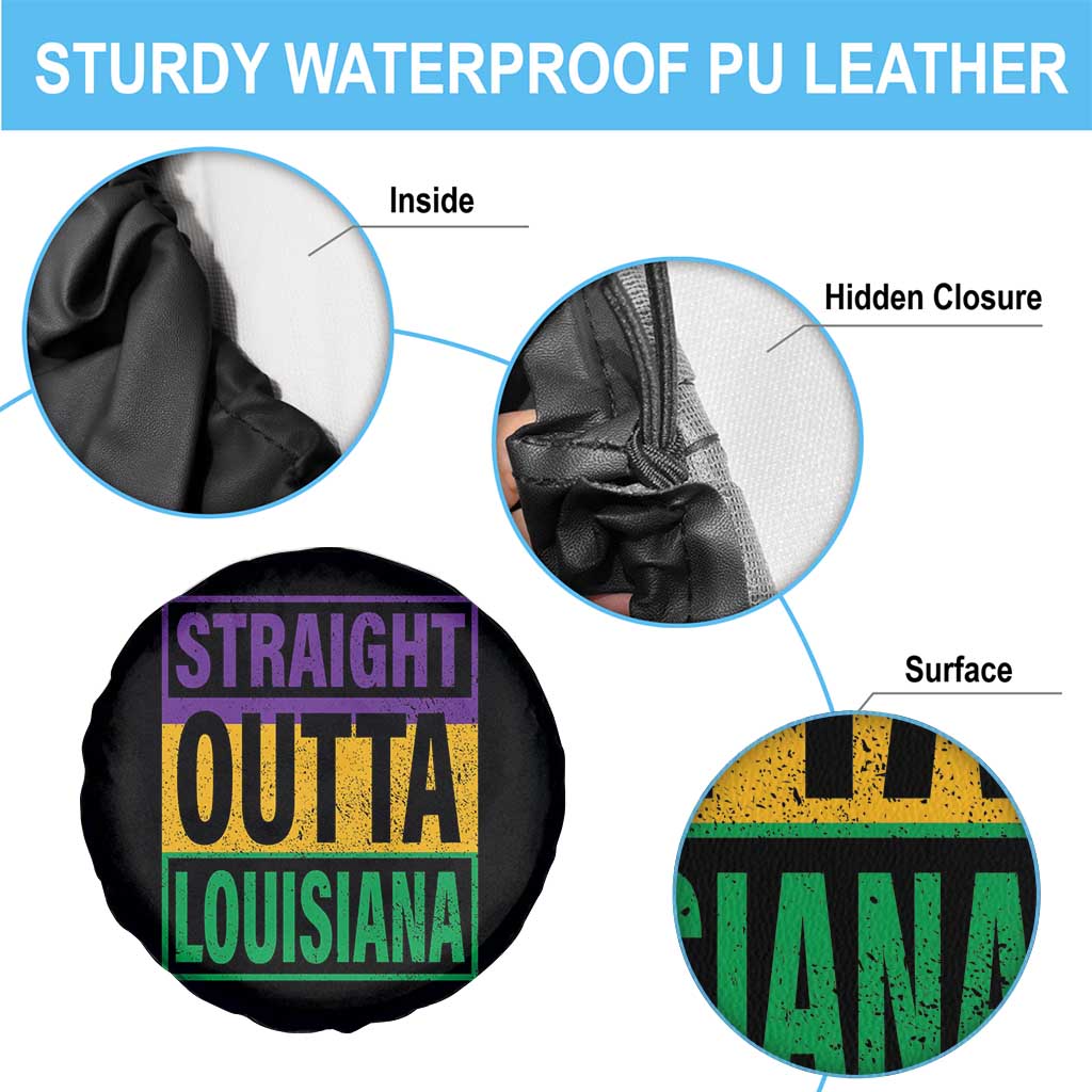 Straight Outta Louisiana Spare Tire Cover TS09 Print Your Wear