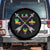 Louisiana Mardi Gras Spare Tire Cover Crawfish Fleur De Lis TS09 No hole Black Print Your Wear