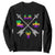 Louisiana Mardi Gras Sweatshirt Crawfish Fleur De Lis TS09 Black Print Your Wear