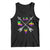 Louisiana Mardi Gras Tank Top Crawfish Fleur De Lis TS09 Black Print Your Wear