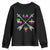 Louisiana Mardi Gras Youth Sweatshirt Crawfish Fleur De Lis TS09 Black Print Your Wear