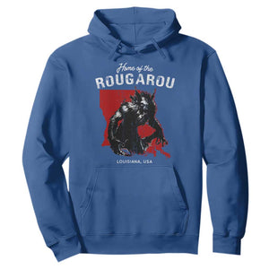 Home of the Rougarou Hoodie Louisiana Cryptid TS09 Royal Blue Print Your Wear