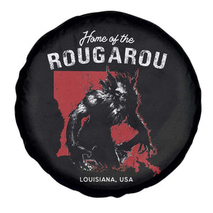 Home of the Rougarou Spare Tire Cover Louisiana Cryptid TS09 Print Your Wear