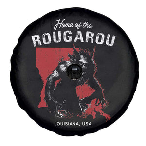 Home of the Rougarou Spare Tire Cover Louisiana Cryptid TS09 Print Your Wear