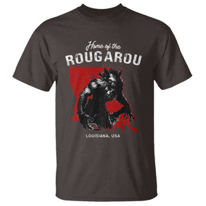 Home of the Rougarou T Shirt Louisiana Cryptid TS09 Dark Chocolate Print Your Wear