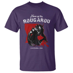 Home of the Rougarou T Shirt Louisiana Cryptid TS09 Purple Print Your Wear