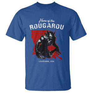 Home of the Rougarou T Shirt Louisiana Cryptid TS09 Royal Blue Print Your Wear