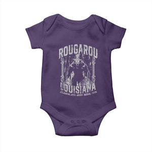 Louisiana Cryptid Rougarou Baby Onesie Atchafalaya Basin Boogie Man TS09 Purple Print Your Wear