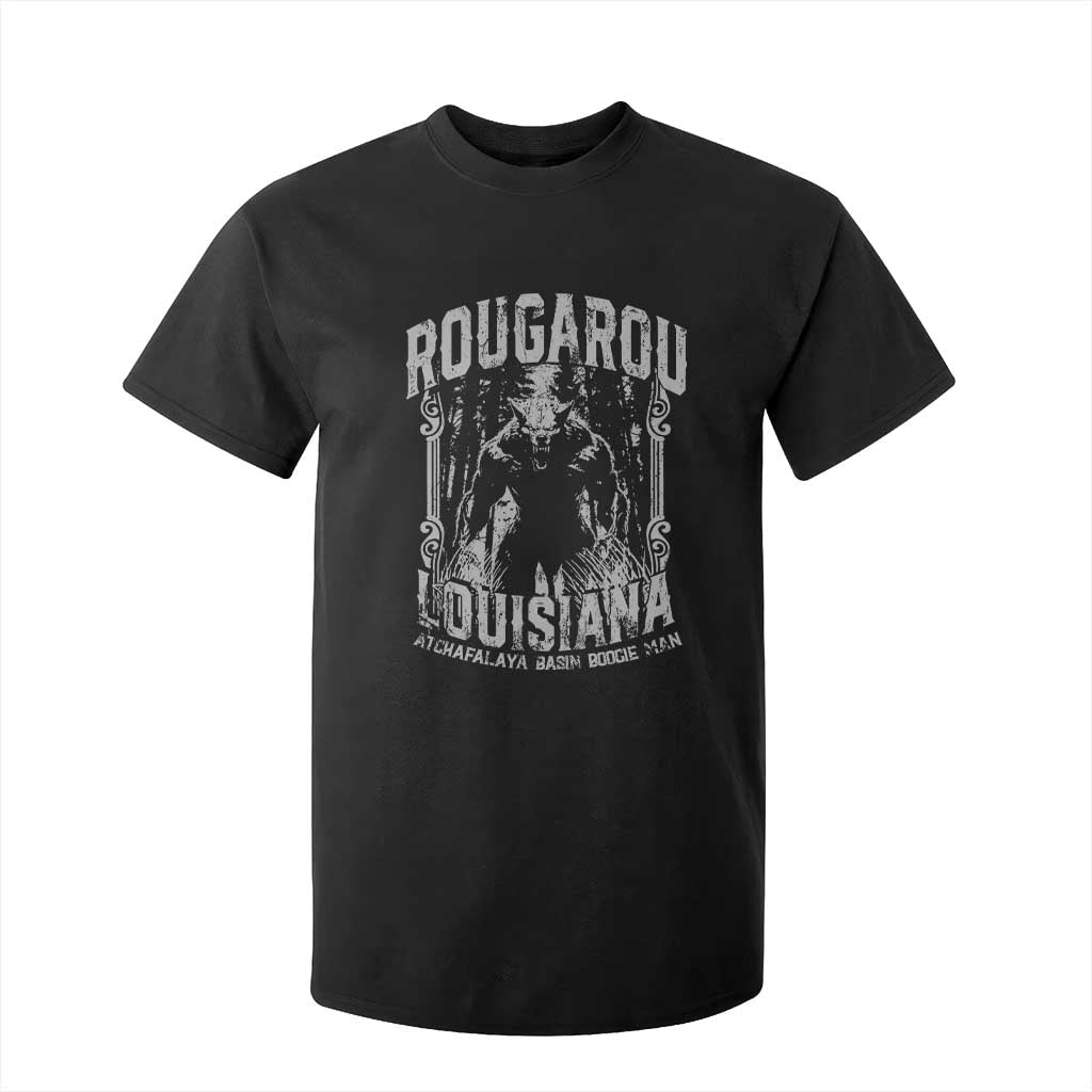Louisiana Cryptid Rougarou T Shirt For Kid Atchafalaya Basin Boogie Man TS09 Black Print Your Wear