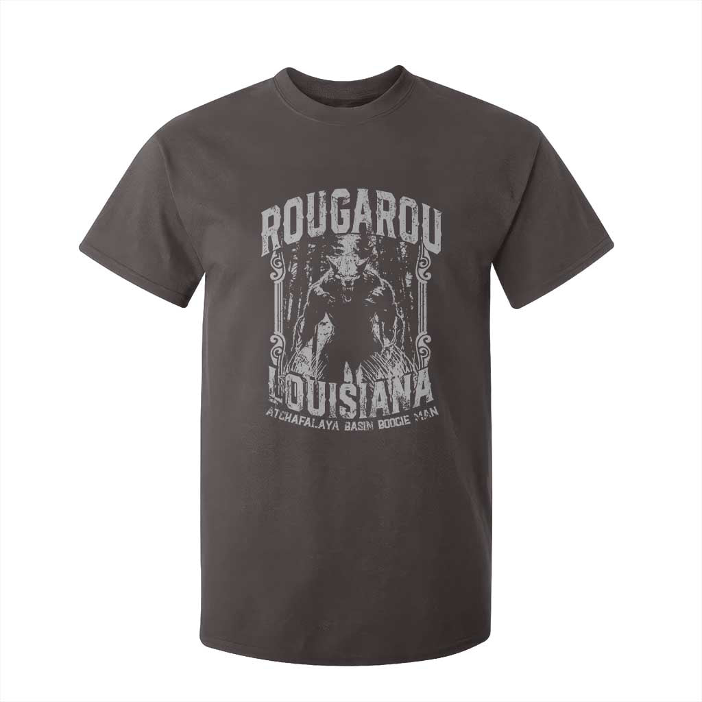 Louisiana Cryptid Rougarou T Shirt For Kid Atchafalaya Basin Boogie Man TS09 Dark Chocolate Print Your Wear