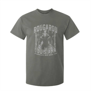 Louisiana Cryptid Rougarou T Shirt For Kid Atchafalaya Basin Boogie Man TS09 Military Green Print Your Wear