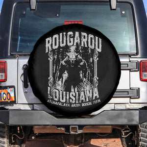 Louisiana Cryptid Rougarou Spare Tire Cover Atchafalaya Basin Boogie Man TS09 No hole Black Print Your Wear
