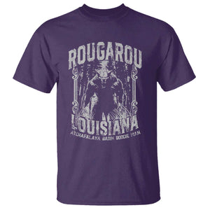 Louisiana Cryptid Rougarou T Shirt Atchafalaya Basin Boogie Man TS09 Purple Print Your Wear
