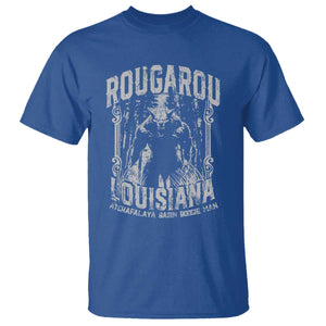 Louisiana Cryptid Rougarou T Shirt Atchafalaya Basin Boogie Man TS09 Royal Blue Print Your Wear