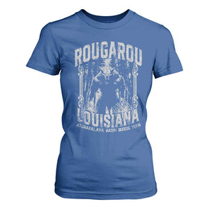 Louisiana Cryptid Rougarou T Shirt For Women Atchafalaya Basin Boogie Man TS09 Royal Blue Print Your Wear